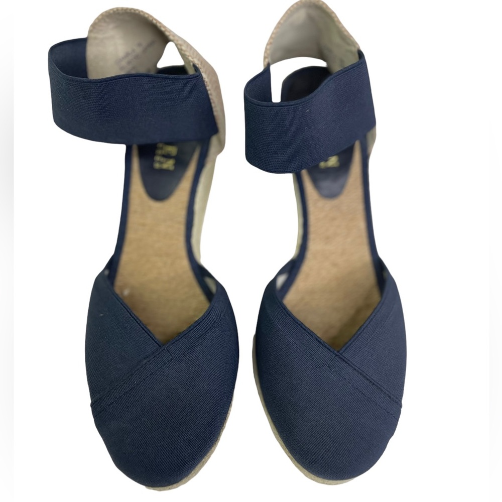 Lauren Ralph Lauren Charla Women’s Navy Blue Espadrille Wedges - Picture 8 of 8